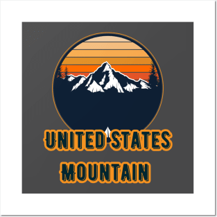 United States Mountain Posters and Art